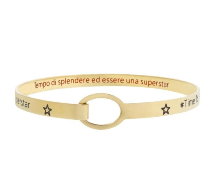 Bracelet femme acier doré Marlù NADIR parfait pour vos soirées