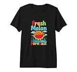 Fresh Melon Forecast Tropical Summer Vibes Premium Tri-Blend T-Shirt
