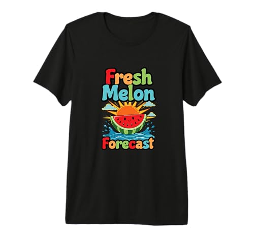 Fresh Melon Forecast Tropical Summer Vibes Premium Tri-Blend T-Shirt