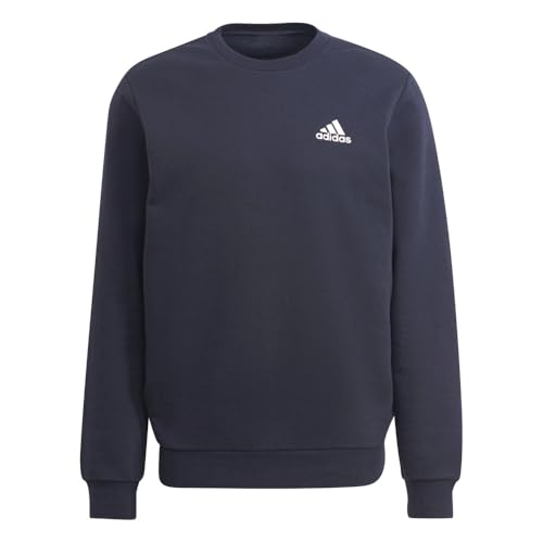 Image of adidas Mens Cotton M Feelcozy Swt Crew Neck Sweatshirt