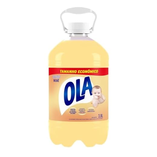 Ola Bebê - Sabão Líquido para Roupas Finas e Delicadas, 3,8l
