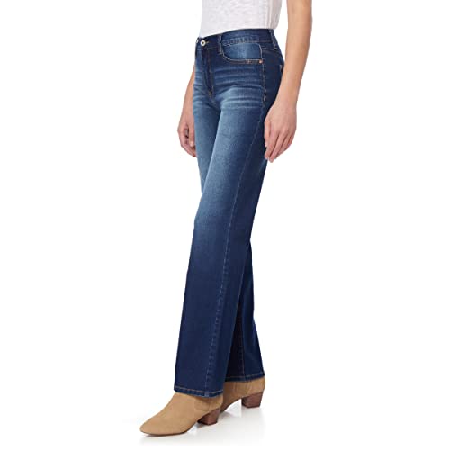 WallFlower Women's Fearless Curvy 70s Bootcut Denim Super High-Rise Insta Vintage Juniors Jeans2