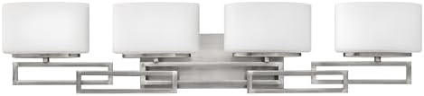Hinkley Lanza Contemporary Modern Four Light 240W G9 Bathroom Vanity Fixture, Antique Nickel