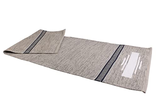 Kd Cotton Yoga Mat Hand Woven Yoga Mat Eco Freindly Organic Handloom Mat Supreme Heavy Quality With Carry Strap- 24" X 72" Exercise Mat (Multicolor) #TOP4