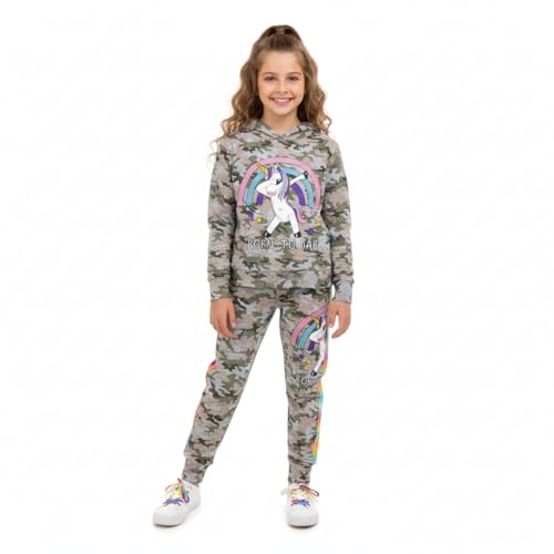 Survêtement fille motif licorne pour journées cocooning et loisirs à la maison