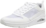 Zapato cómodo Skechers UNO Sol, Zapatillas Hombre, White TPU Hot Melt/Mono Mesh/Trim, 43 EU