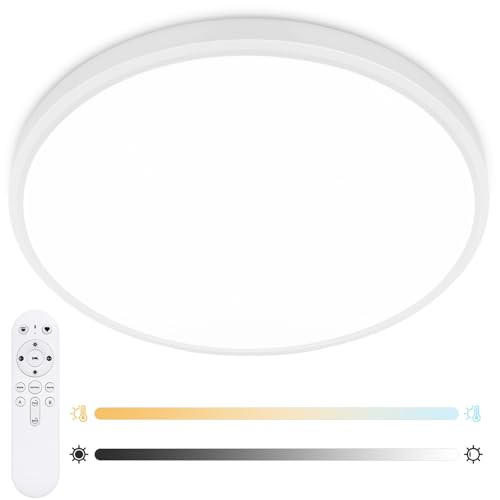 HOVENLA 24 Inch Flush Mount Ceiling Light Fixture - 56W