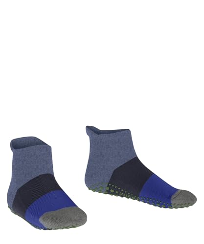 FALKE Unisex-Child Stopper Socks Colour Block K Hp Cotton Nubs on the sole 1 pair, Blue Blau Melange 6667, 27/30 EU, Blue Blau Melange 6667, 27/30 EU4