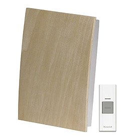Limited Discount Honeywell Home RCWL3505A1005 Decor Customizable Wood Wireless Doorbell/Door Chime and Push Button