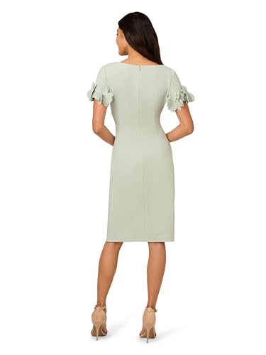 Image of Adrianna Papell Knit Crepe Short Dress