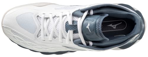 Mizuno Men's Enforce Tour Court Shoe, White-China Blue, 7.5 #TOP4