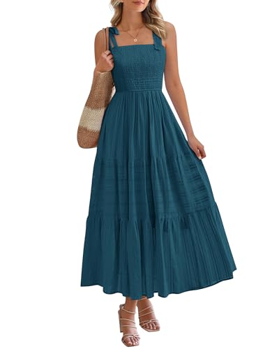 BTFBM Boho Maxi Dress Sleeveless Summer Dresses for Women 2026