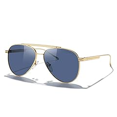 Gold Frame/Blue Lens