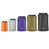 Glomora Saco de compresión para Sacos de Dormir y Ropa: Bolsa Que Ahorra Espacio con de 4 Correas, Organizador de Embalaje liviano para Acampar y Hacer mochileros (All)