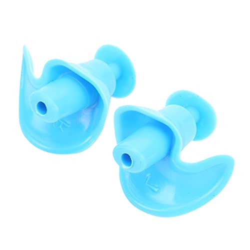 Tampões de ouvido de natação, 5 tipos de cor silicone à prova d'água plugues de ouvido de poeira em