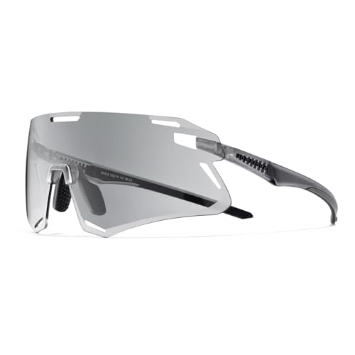 Image of ROCKBROS Photochromic Cycling Sunglasses UV Protection Bike Sport Grey