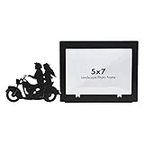 Innovative Fabricators, Inc. Motorcycle Couple 5X7 Horizontal (Landscape) Picture Frame