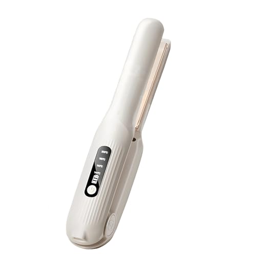 Plancha de Pelo Mini Inalámbrica 2 en 1 Color Blanco miniatura 1