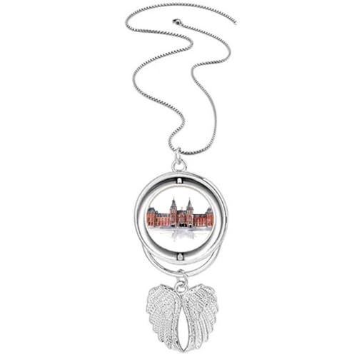 Collier ailes d'ange rotation Rijks Museum : pendentif bijoux Art Déco tendance