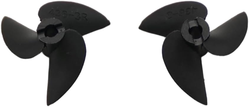 FLMLF Rc Boat Propeller 3 Blades Nylon Positive Reverse Propellers for 4mm Shaft Rc Boat 3 Blade 36mm Plastic Paddles