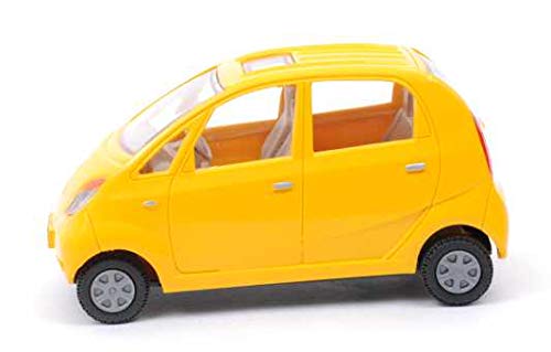 Image of Toys Nano car Toy, Made of Non Toxic Plastic Pull Back Action - No Battery Required, Small Size Around 15 CM Long, Weight Around 100 Grams, with Soft Edges, (Yellow)
