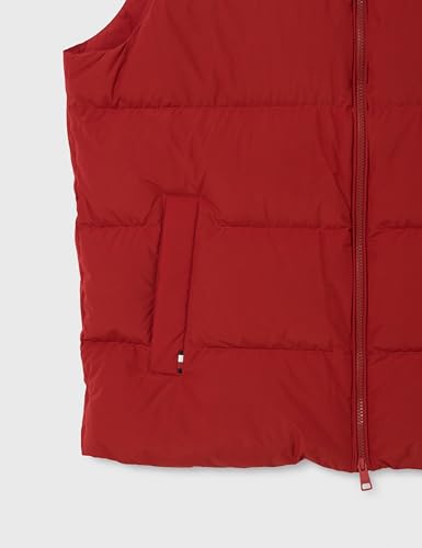 Tommy Hilfiger DOWN VEST Weste Herren, Rot (Dark Magma), M – Ansicht 4