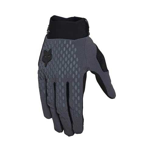 Fox Racing - Defend Guante - Hombre - Guantes Funcionales, Transpirabilidad Óptima, Máxima Comodidad, Alta Durabilidad, Guantes, Ciclismo de montaña, Grafito, L