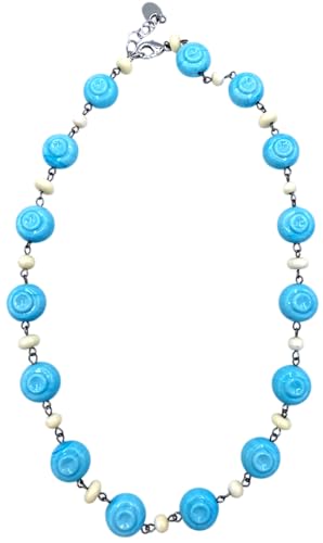 Collier en verre antique Murrina Venise VR066 contre les allergies aux bijoux