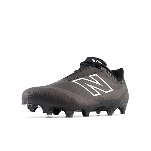 New Balance Unisex BurnX4 Lacrosse Shoe,Black/Blacktop,Men 6.5 / Women 8 Narrow