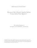 Review of the Edwards Aquifer Habitat Conservation Plan: Report 2