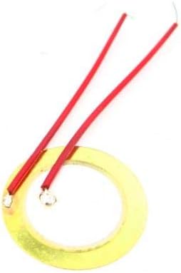 Miniatura 4 de 10 unidades de 0.591 in0.787 in de elementos piezoeléctricos con sensor de disparador de disco de tambor de 6.5 KHZ + alambre de cobre (0.787 in)