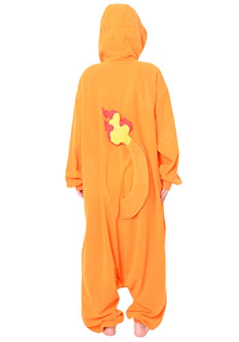 Sazac Kigurumi - Pokemon - Charmander - Onesie Jumpsuit Halloween Costume - Adult Xl Size #TOP1