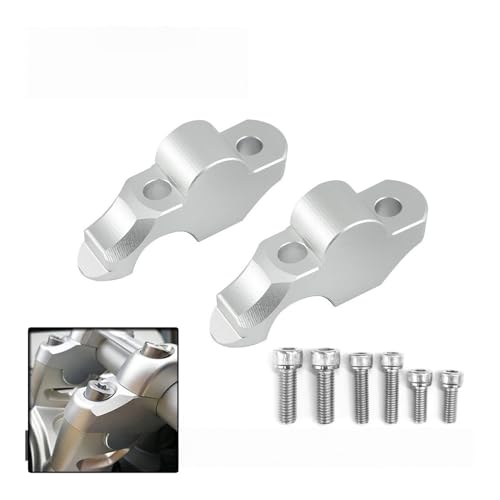 Abrazadera para manillar de motocicleta 28 mm extensible y elevada R9T 2