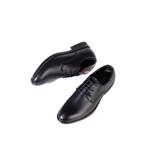 Leather Shoes Men's Leather Spring and Summer Formal Shoes Business Casual Men's Shoes Youth Comfortable Soft Bottom Breathable Wedding Shoes(44)4