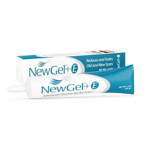 NewGel+E Advanced Silicone Scar Treatment Gel for Old and New Scars with Vitamin E 30 grams
