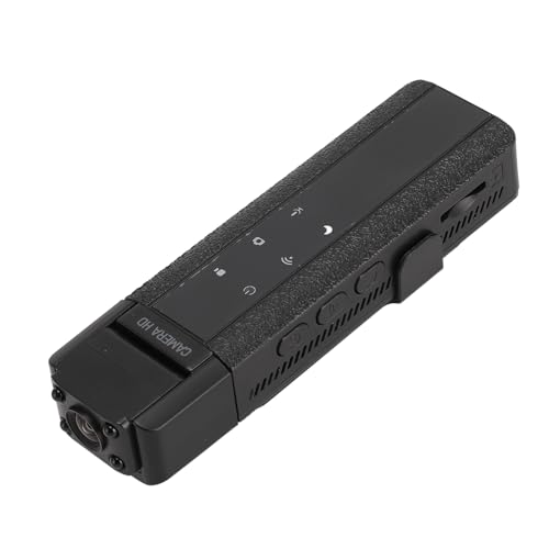 Sanpyl Body Cam, Mini Camera Connection One Operation Continuous Recording Built in 1000mah Battery 170° Field of View, with Type C Charging Cable