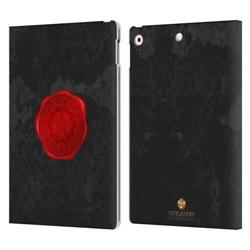 Étui en cuir iPad 10.2 Outlander Jacobite Seal aux finitions soignées