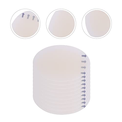 EXCEART 10Pcs Anti- Slip Hak Grips Hoge Hak Inserts Adhesive Gel Shoe Pads Hiel Pads Liners Stickers Onzichtbare Voor… - Image 8