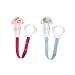 MAM Love & Affection Pacifier Clip, I Love Mommy, Girl, 2-Count