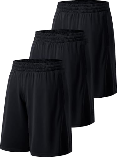 Image of Men's Athletic Shorts with Pockets and Elastic Waistband Quick Dry Activewear Workout Shorts for Men