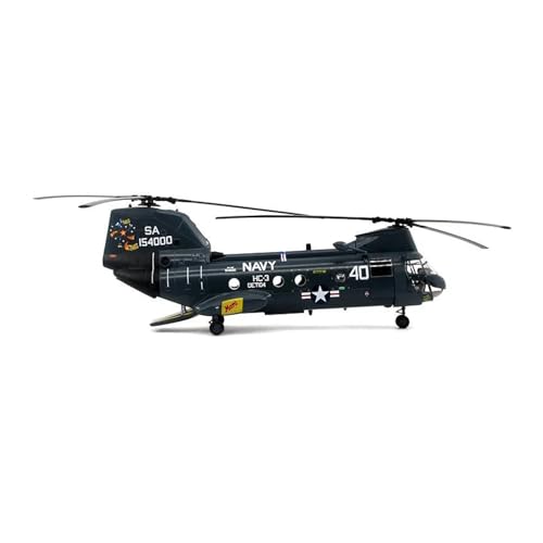 Helicóptero CH-46D Sea Knight juguete de aleación resistente para niños 1/72 4