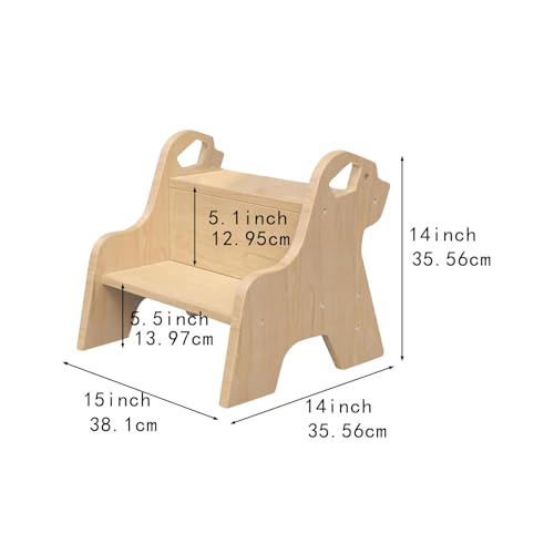 Tabouret de salon extérieur et décoration de chambre en bois naturel