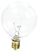 Westinghouse Lighting 0361100, 25 Watt G16-1/2 Incandescent Light Bulb