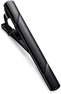 ネクタイ ピン ネクタイ クリップ オールマッチ メタル クランプ ウェディング 衣類 アクセサリー, 黒