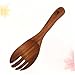 PAMINGONO Acacia Mangium Wooden Salad Spork Eco-friendly Utensils for Serving Salads Fruits and Vegetables Easy to Clean and Safe for All Tableware