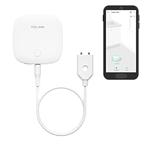 YoLink Water Leak Sensor 3, with Built-in Siren Up to 105dB, Compatible with Alexa and IFTTT – YoLink Hub Required