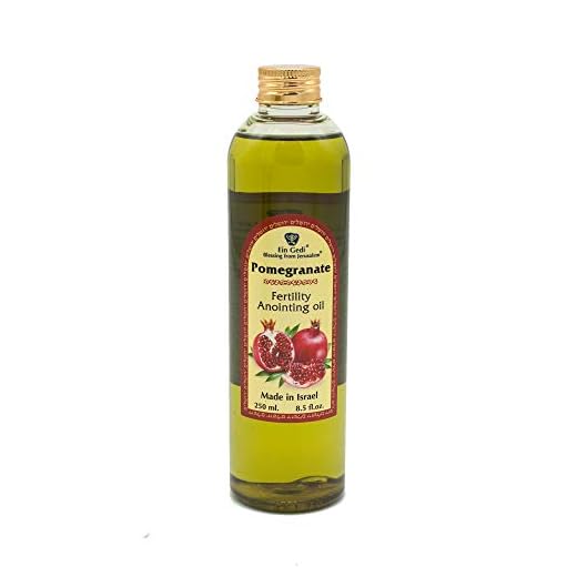 Pomegranate Fertility Anointing Oil 250 ml - 8.5fl oz From Holyland Jerusalem (250ml)