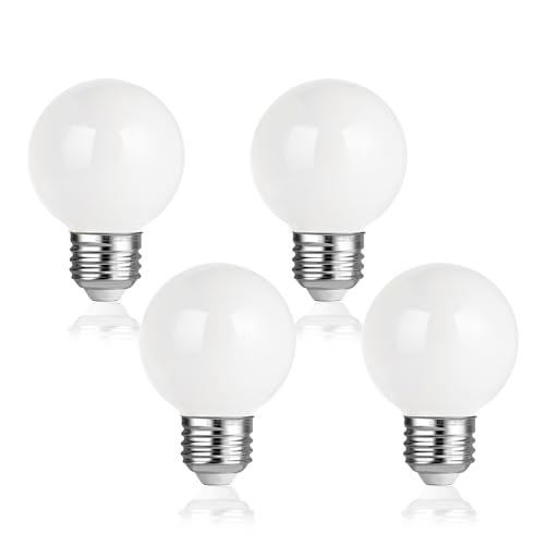 FLSNT Edison Ampoule LED E27, G60 Rétro LED Filament Ampoule E27 Vintage, 7W (équivalent 60W), 806LM Blanc Chaud 2700K, Non-Dimmable, Lot de 4