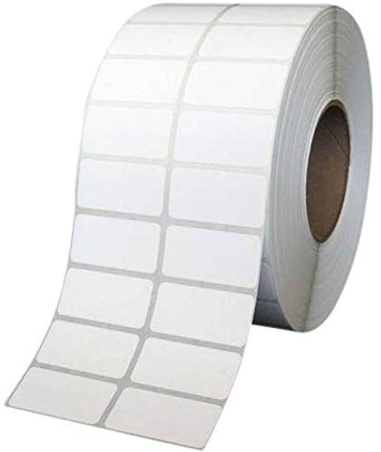 LORD'S KVN 50x25 mm Thermal Barcode Labels Stickers, 4000 Label in Roll, 2up (White)