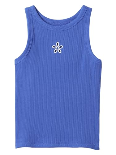 GAP Girls' Ribbed High Neck Tank